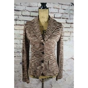 Magaschoni Silk Knit Cardigan Set Medium